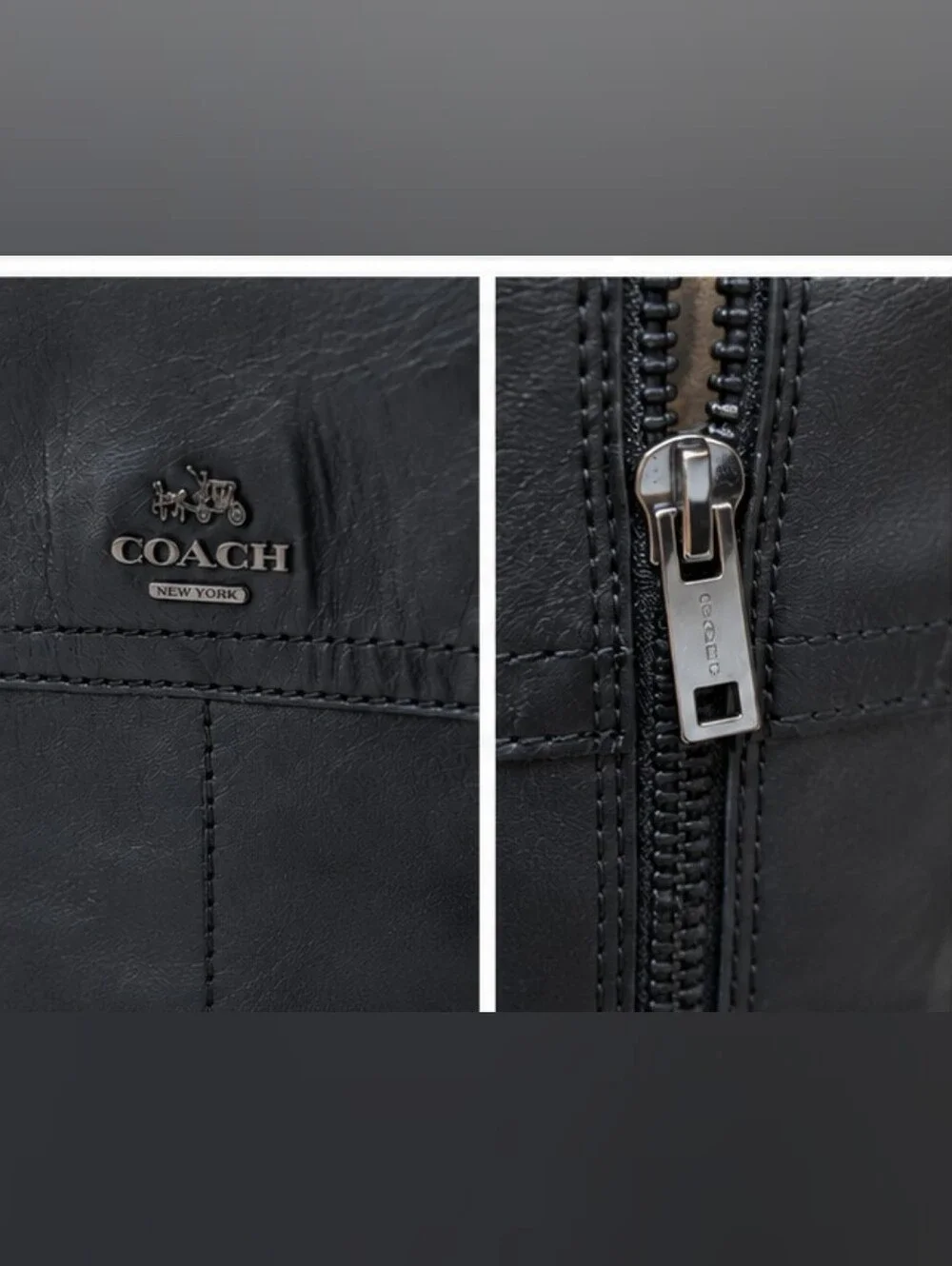Coach Black Leather Over-the-Knee Riding Boots